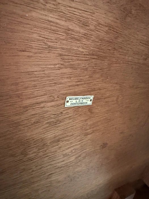 Art Deco Modernist Coffee Table by J.A. Muntendam for L.O.V. Oosterbeek, 1920s